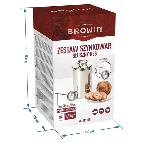 Szynkowar Zestaw - Słuszny kęs 1,5 kg - 15 ['przepisy z szynkowara', ' z szynkowaru', ' z szynkowara', ' dania z szynkowaru', ' jak działa szynkowar', ' szynka z szynkowaru', ' wędlina z szynkowara', ' szynkowar dla wegetarian', ' z szynkowara dla dzieci', ' zdrowe mięso', ' zdrowe wędliny', ' bez konserwantów', ' szynka', ' prezent', ' szynkowar 1', '5 kg', ' szynkowar 3 kg', ' szynkowar 0', '8 kg', ' akcesoria do szynkowara', ' zestaw z szynkowarem']