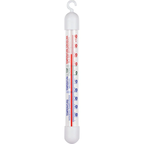 Termometr do lodówek i zamrażarek (-50°C do +40°C) 17cm  - 1 ['termometr do lodówki', ' termometry kuchenne', ' termometry kulinarne', ' termometr kuchenny', ' termometr kulinarny', ' termometr do zamrażarki', ' termometry do zamrażarki', ' termometr cieczowy', ' precyzyjny termometr', ' termometr z kapilarą', ' termometr dla domowych lodówek i zamrażarek']