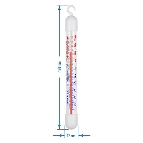 Termometr do lodówek i zamrażarek (-50°C do +40°C) 17cm - 2 ['termometr do lodówki', ' termometry kuchenne', ' termometry kulinarne', ' termometr kuchenny', ' termometr kulinarny', ' termometr do zamrażarki', ' termometry do zamrażarki', ' termometr cieczowy', ' precyzyjny termometr', ' termometr z kapilarą', ' termometr dla domowych lodówek i zamrażarek']