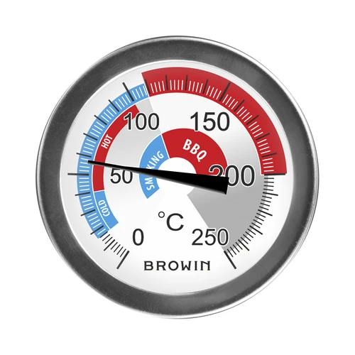 Termometr do wędzarni i BBQ (0°C do +250°C) 5,7cm - 2 ['temperatura', ' termometr do wędzarni', ' termometr wędzarniczy', ' termometr do wędzenia', ' termometr kulinarny', ' termometr kuchenny', ' termometr gastronomiczny', ' termometr do żywności', ' termometr z atestem', ' termometr do żywności z sondą', ' termometr do mięsa', ' termometr z sondą', ' termometr kuchenny z sondą', ' termometr do grilla', ' termometr grillowy']