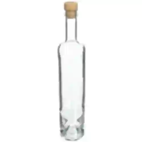 Butelka Marina z korkiem, biała 0,5 L