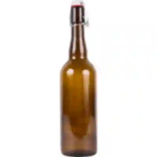 Butelka na piwo 750 ml z korkiem hermet.