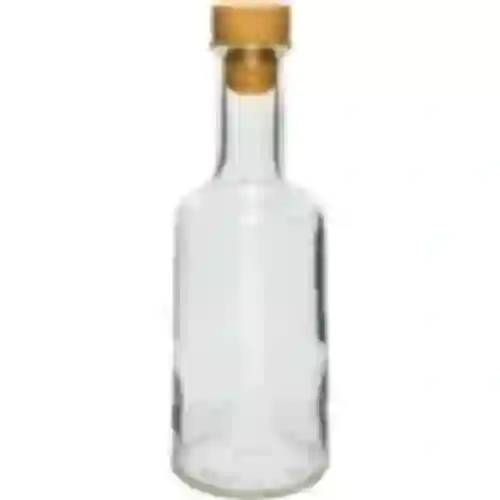 Butelka Rosa z korkiem, biała 250ml