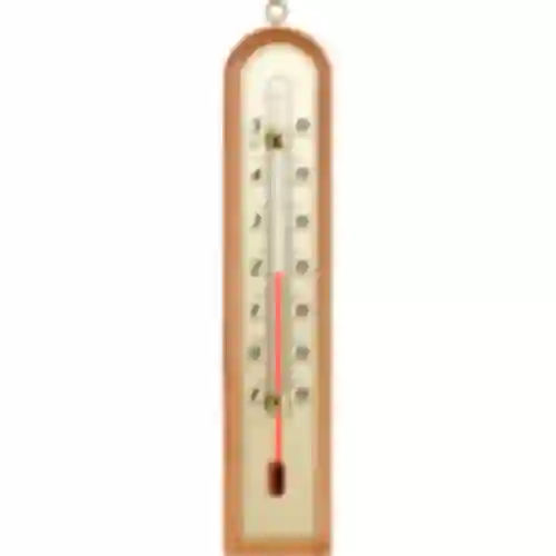 Termometr pokojowy ze złotą skalą (-10°C do +50°C) 22cm, mix