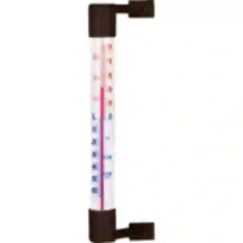 Termometr zewnętrzny brązowy (-50°C do +50°C) 18cm