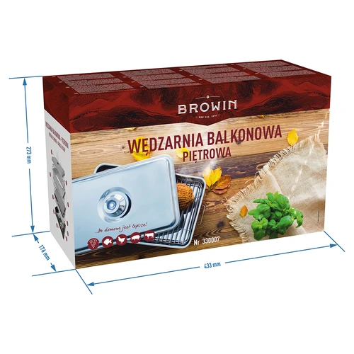 Wędzarnia balkonowa z regulacją pojemności - 7 ['wędzarka', ' wedzenie', ' wędzenie', ' wędzić', ' wędzonki', ' wędzone mięsa', ' pstrą wędzony domowe wędzenie', ' do wędzenia', ' grill']