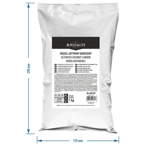 Węgiel aktywny kokosowy 1 kg x 4 - zestaw - 5 ['węgiel aktywny', ' węgiel mineralny', ' węgiel destylacja', ' węgiel aktywowany', ' węgiel do destylacji bimbru', ' destylacja przez węgiel aktywny', ' węgiel aktywny destylacja alkoholu', ' Coobra']