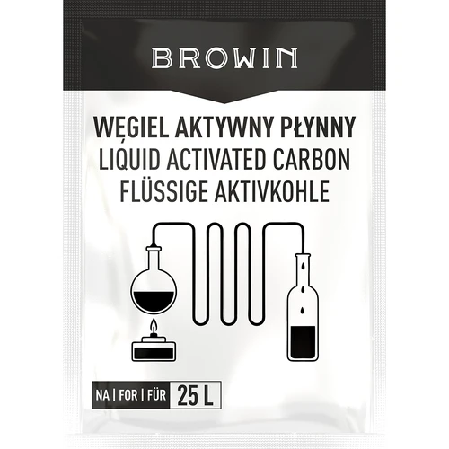 Węgiel aktywny w płynie na 25 L, 140 g  - 1 ['węgiel aktywny płynny', ' węgiel w płynie', ' węgiel aktywny do alkoholu', ' węgiel aktywny do filtracji alkoholu', ' węgiel aktywny do filtracji destylatów', ' dodatki do alkoholu']