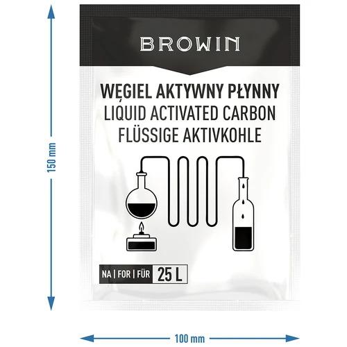 Węgiel aktywny w płynie na 25 L, 140 g - 3 ['węgiel aktywny płynny', ' węgiel w płynie', ' węgiel aktywny do alkoholu', ' węgiel aktywny do filtracji alkoholu', ' węgiel aktywny do filtracji destylatów', ' dodatki do alkoholu']