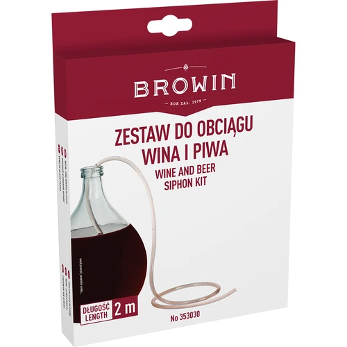 Wężyk do obciągu wina - 2 ['wężyk do ściagania wina', ' zlewanie wina', ' zlewanie wina znad osadu', ' wężyk do zlewania wina znad osadu', ' ściąganie wina']