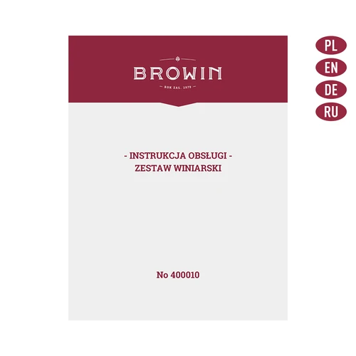 Zestaw winiarski 15 L z balonem szklanym - 11 ['zestaw na wino', ' akcesoria winiarskie', ' pomysł na prezent', ' jak zrobić wino', ' balon na wino', ' drożdże winiarskie', ' na 15 l wina', ' do wina', ' pożywka winiarska', ' winomierz', ' pirosiarczyn potasu']